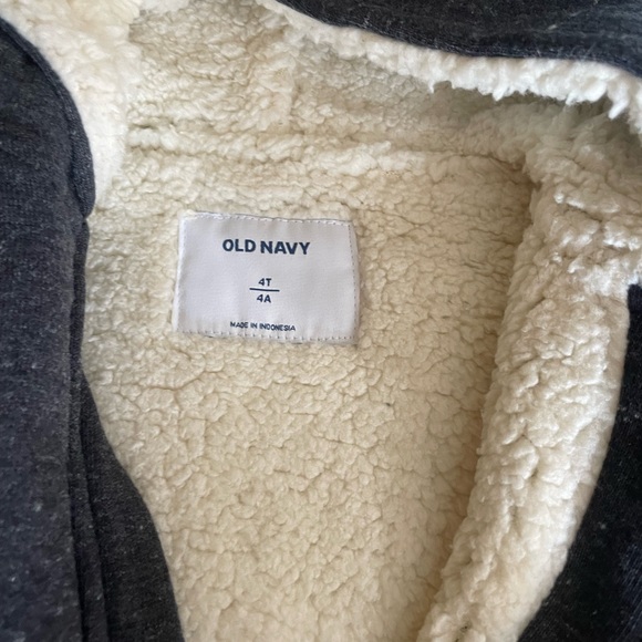 Toddler Sherpa lined sweater - Picture 3 of 3